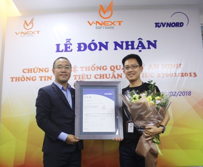 株式会社ヴィーネクストはISO/IEC 27001:2013の登録証を受領しました